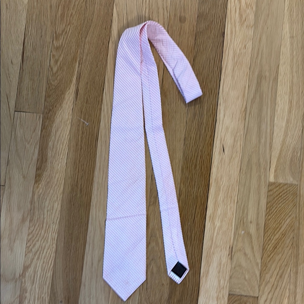 Brooks Brothers Light Pink Seersucker Tie